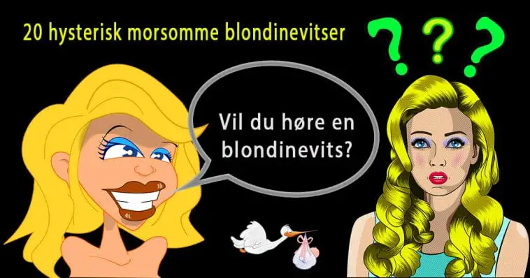 20 hysterisk morsomme blondinevitser | Vitser og Gåter