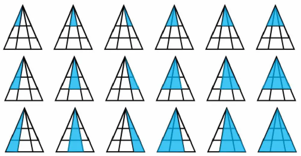 Løsning 1: Hvor mange trekanter ser du